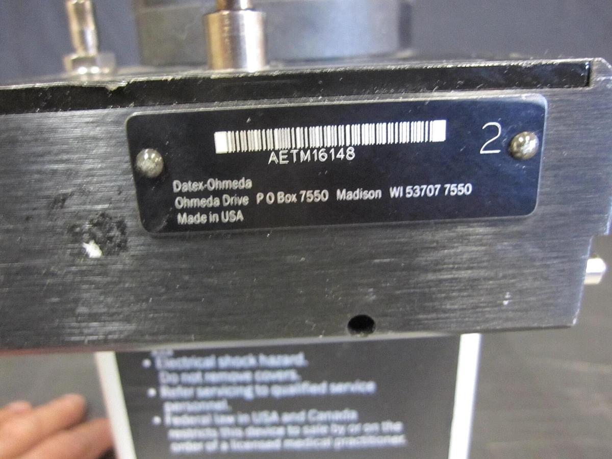 Used Datex-Ohmeda Tec 6 Plus Desflurane Vaporizer 30 Day Warranty!