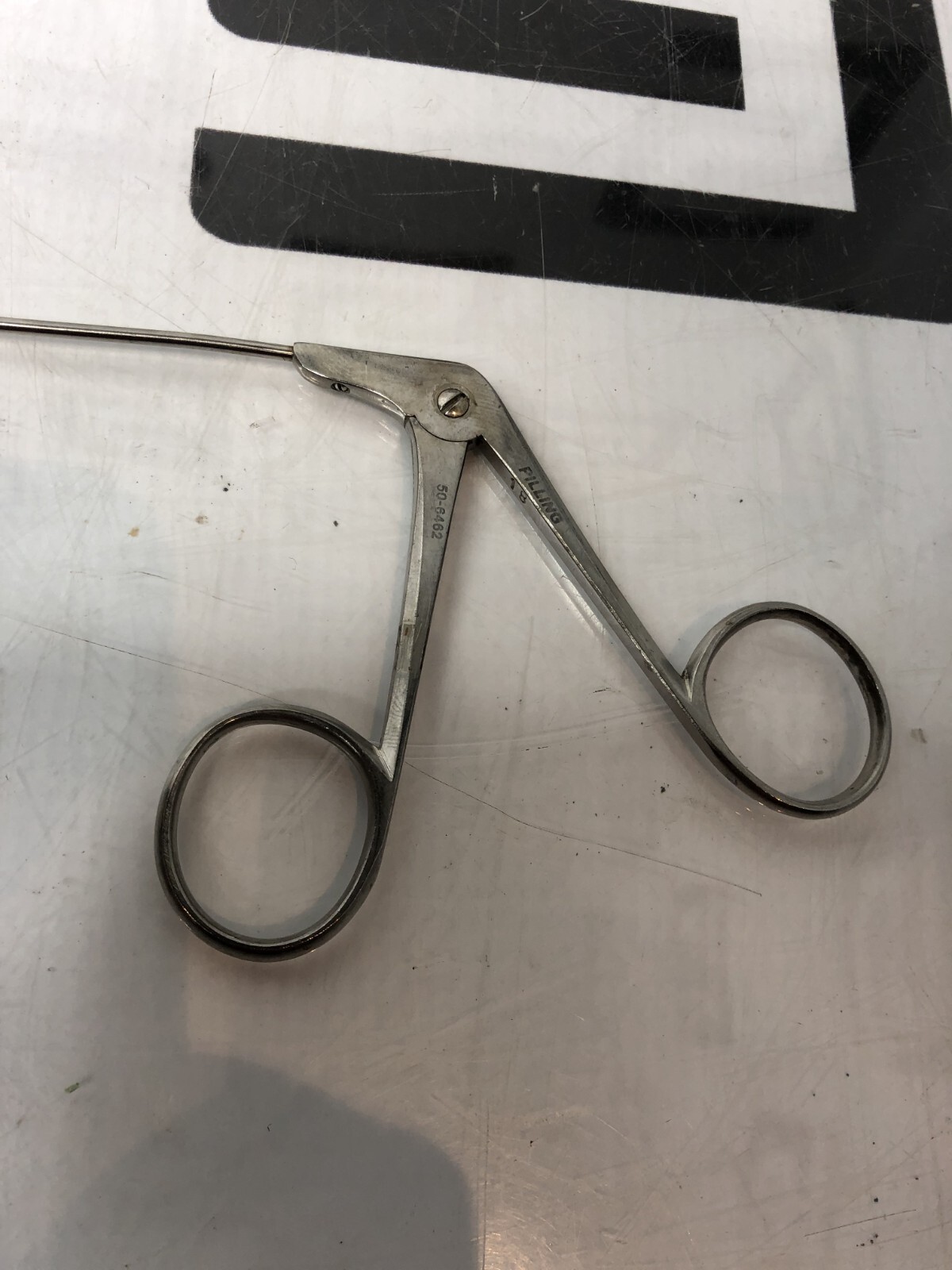 Used Pilling 50-6462 LARYNGEAL CUP FORCEPS  MICRO Surgical Medical