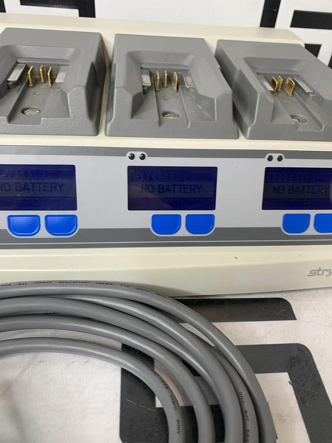 Used Stryker 6110-120 System 6 Battery Charger W/ 4 Charging Bays TESTED WARRANTY