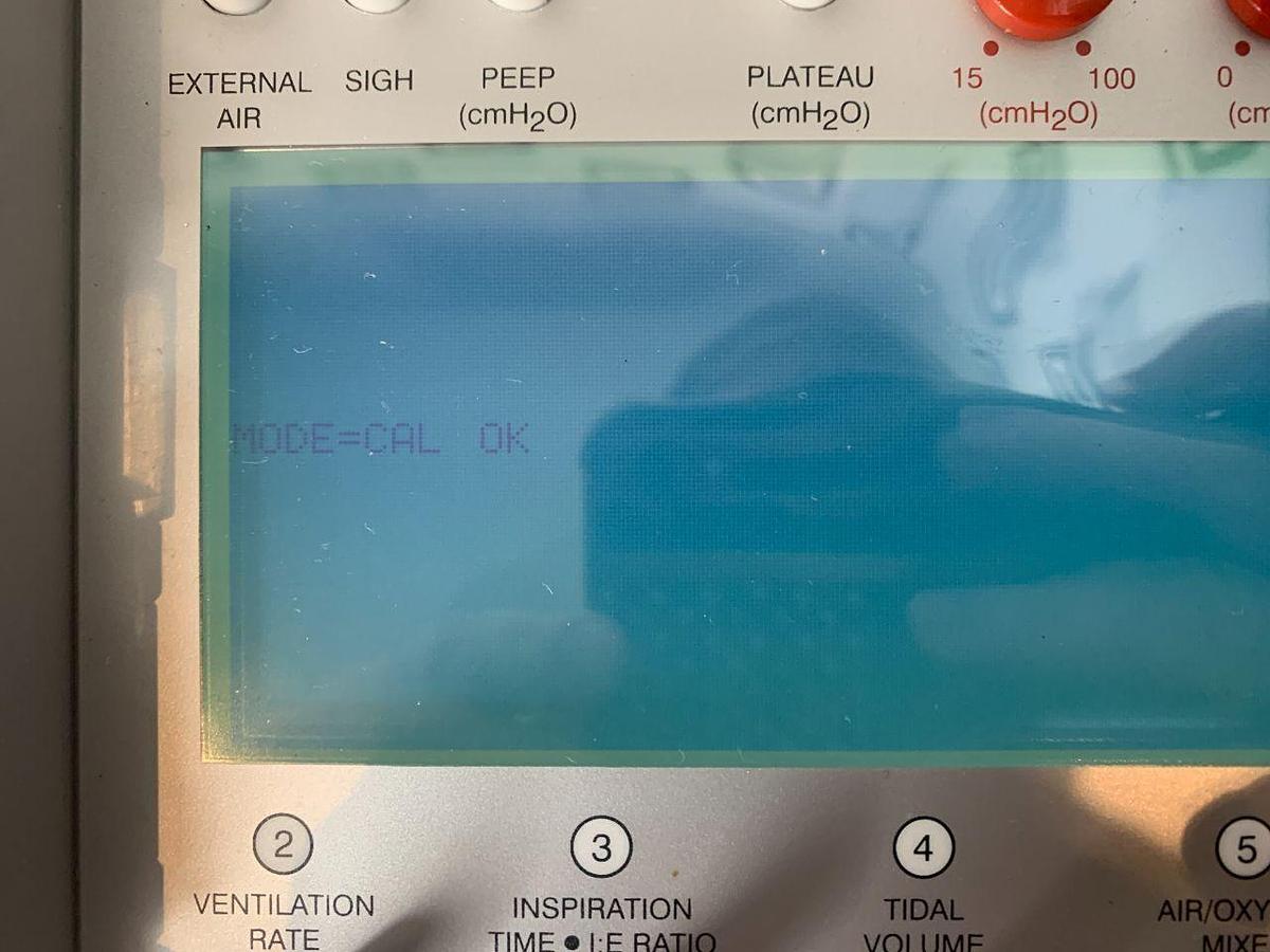 Used IMPACT INSTRUMENTATION Impact Calibrated Uni-Vent 754 754M Series Portable Ventilator & Power Supply