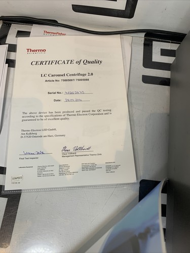 Used ROCHE LC Carousel 2.0 Centrifuge- It Powers On - No Rotor