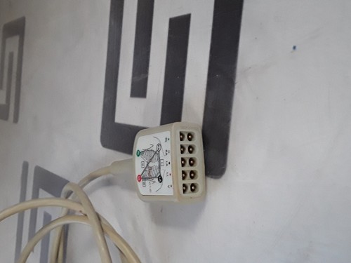 Used GE 2106305-001 Medical ECG Trunk Cable 3/5 Lead AHA 3.6M/12 Ft