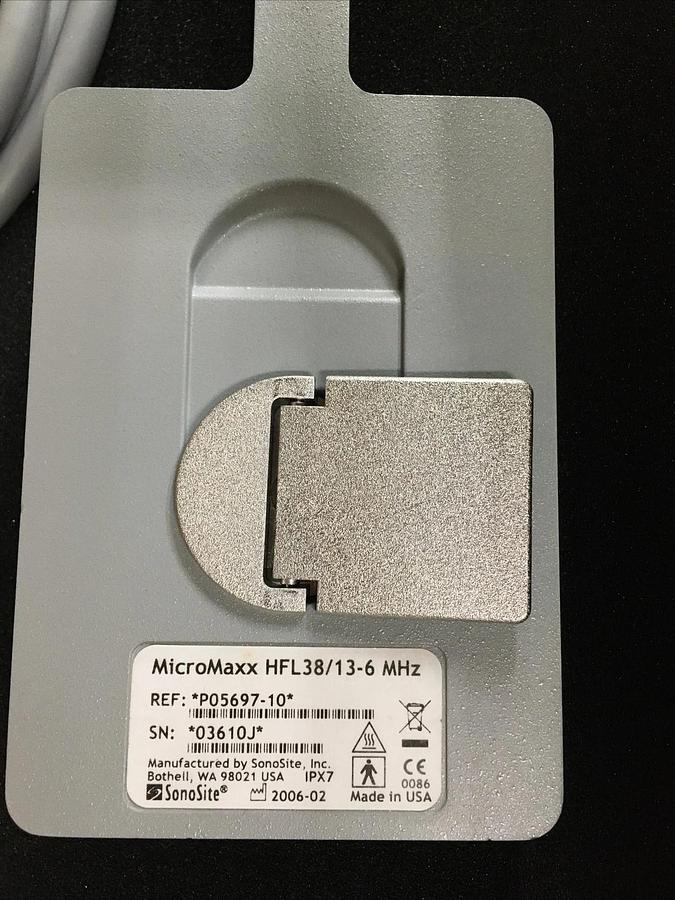 Used Sonosite MicroMaxx HFL38/13-6 Transducer Ultrasound Probe PO5697 Linear Array