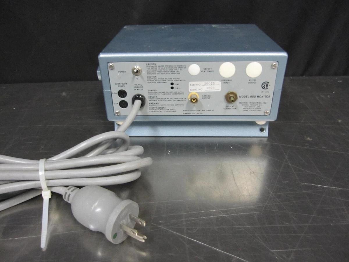 Used Sechrist Airway Pressure Monitor Model 600
