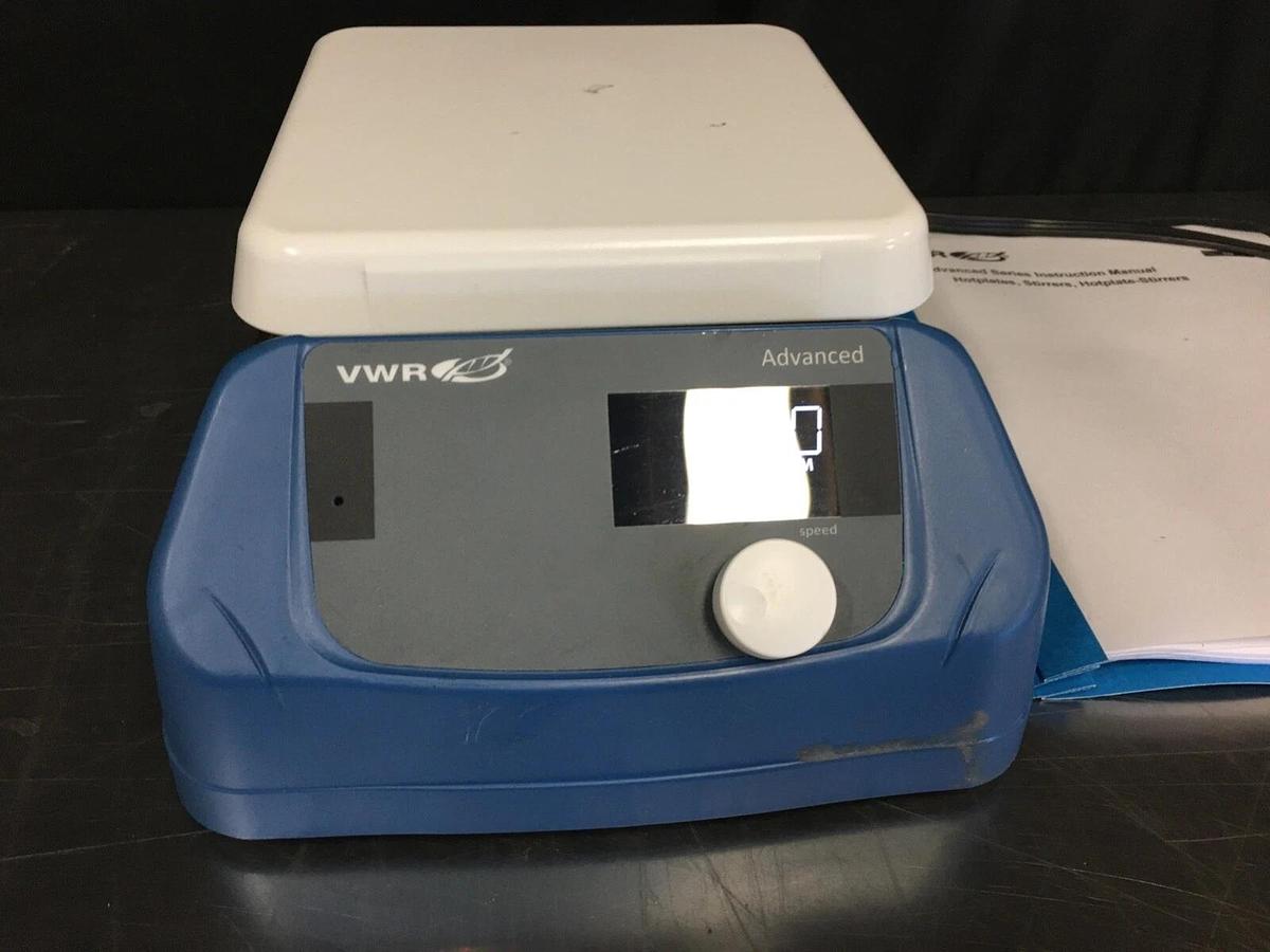 Used VWR Advanced Magnetic Hotplate Stirrer 7 x 7 120v Ceramic 76447-052