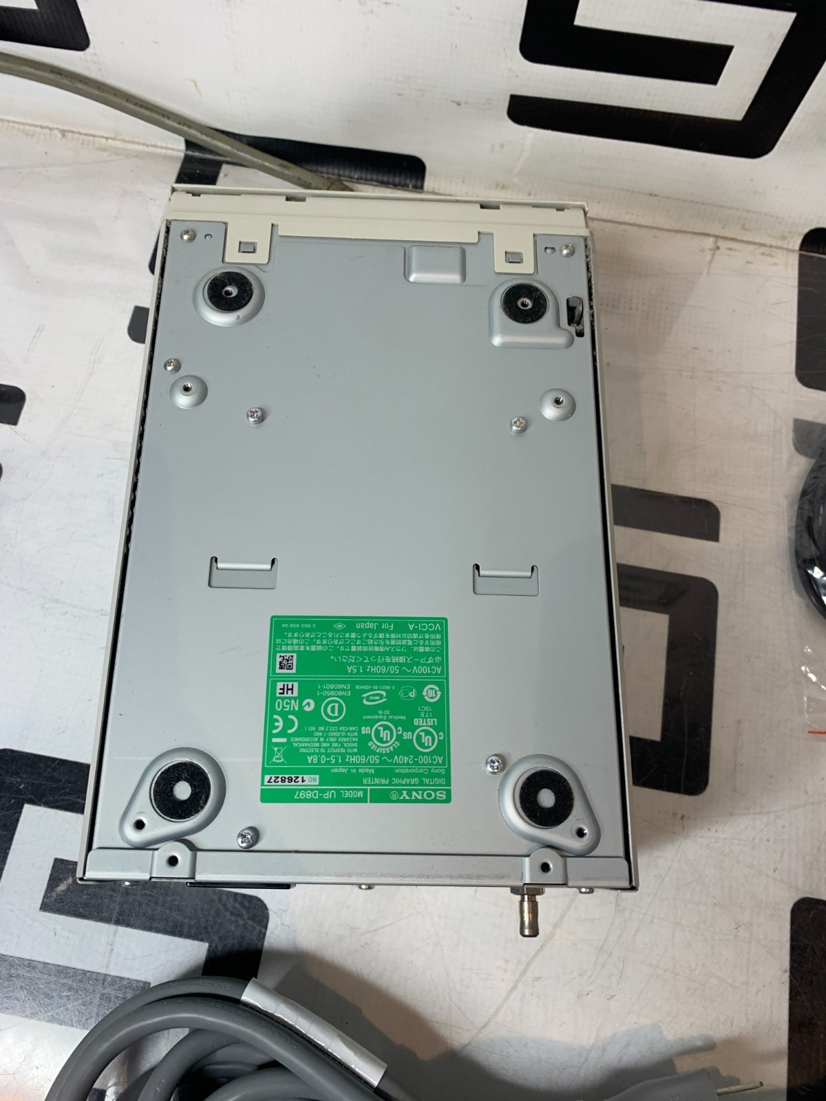 Used Sony UP-D897 Thermal Printer Digital Graphic Medical B&W Driver TESTED WARRANTY