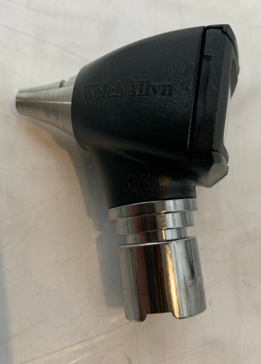 Used Welch Allyn 25020A Diagnostic Otoscope Head 3.5V Bulb Lens Cleaned Tested 25020