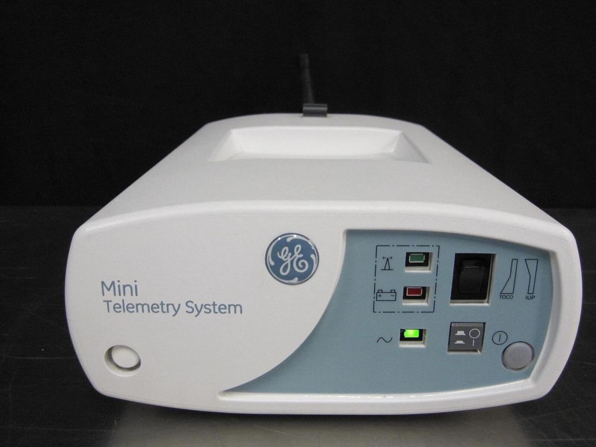 Used GE Mini Telemetry System Receiver Medical Fetal Monitoring Unit w/ Antenna