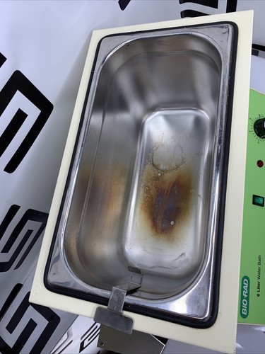 Used Bio-Rad W1106-BIO 6 Liter Heated 100 Water Bath Variable Temperature Litre Heat