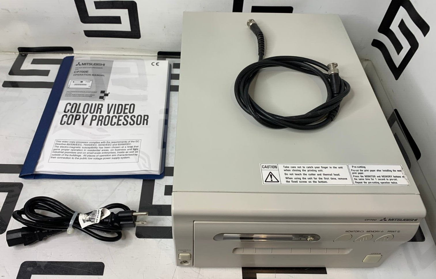 Used Mitsubishi CP700 Digital Color Thermal Printer Parallel CP700UM WARRANTY