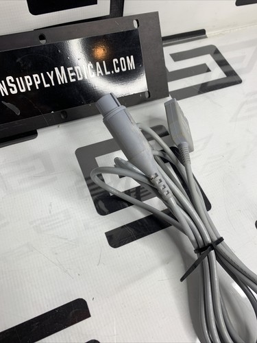 Used OEM Datascope 0012-00-1255-01 REV C ECG EKG Trunk 5 Lead Cable