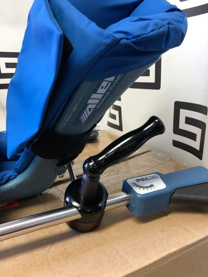 Used Allen A-10052 PAL Pro Stirrup Set Left + Right   Integrated Surgical Table Clamp