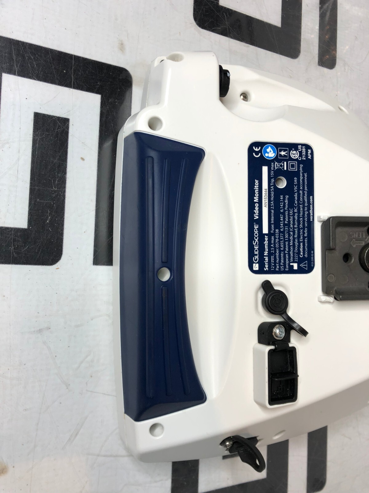 Used Verathon GlideScope AVL 0570-0338 Monitor Video Laryngoscope No Battery TESTED