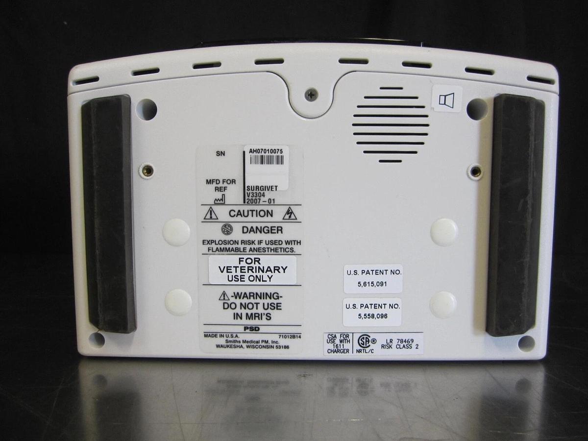 Used SurgiVet V3304 Veterinary Monitor (Untested) A