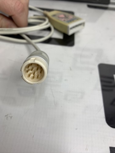 Used OEM Philips M1668A, OEM, EKG ECG Trunk Cable, 5 Lead Twin to 12-Pin