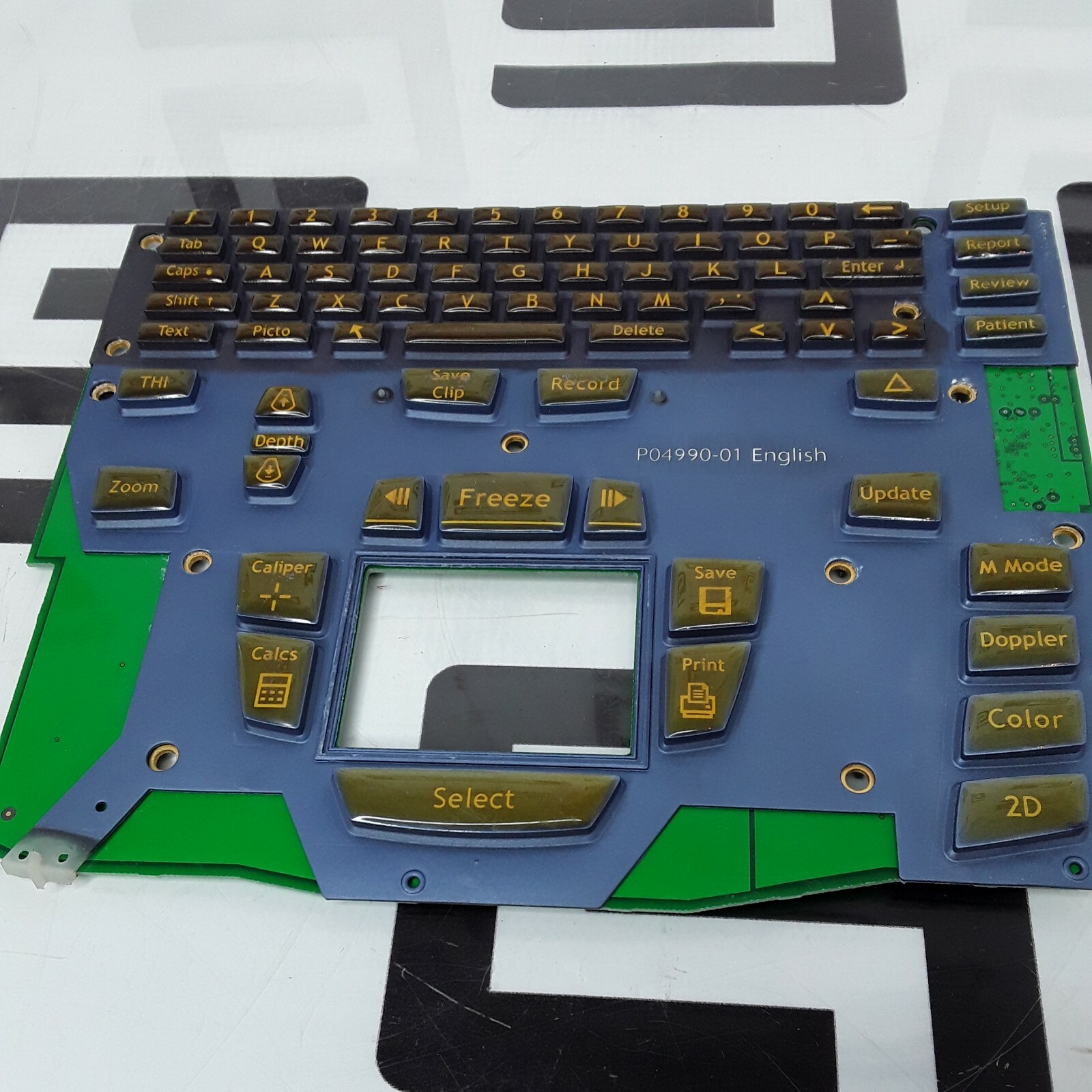 Used SonoSite MicroMaxx Ultrasound C2 Control Panel PCA Interface P02199-04 P04990-01