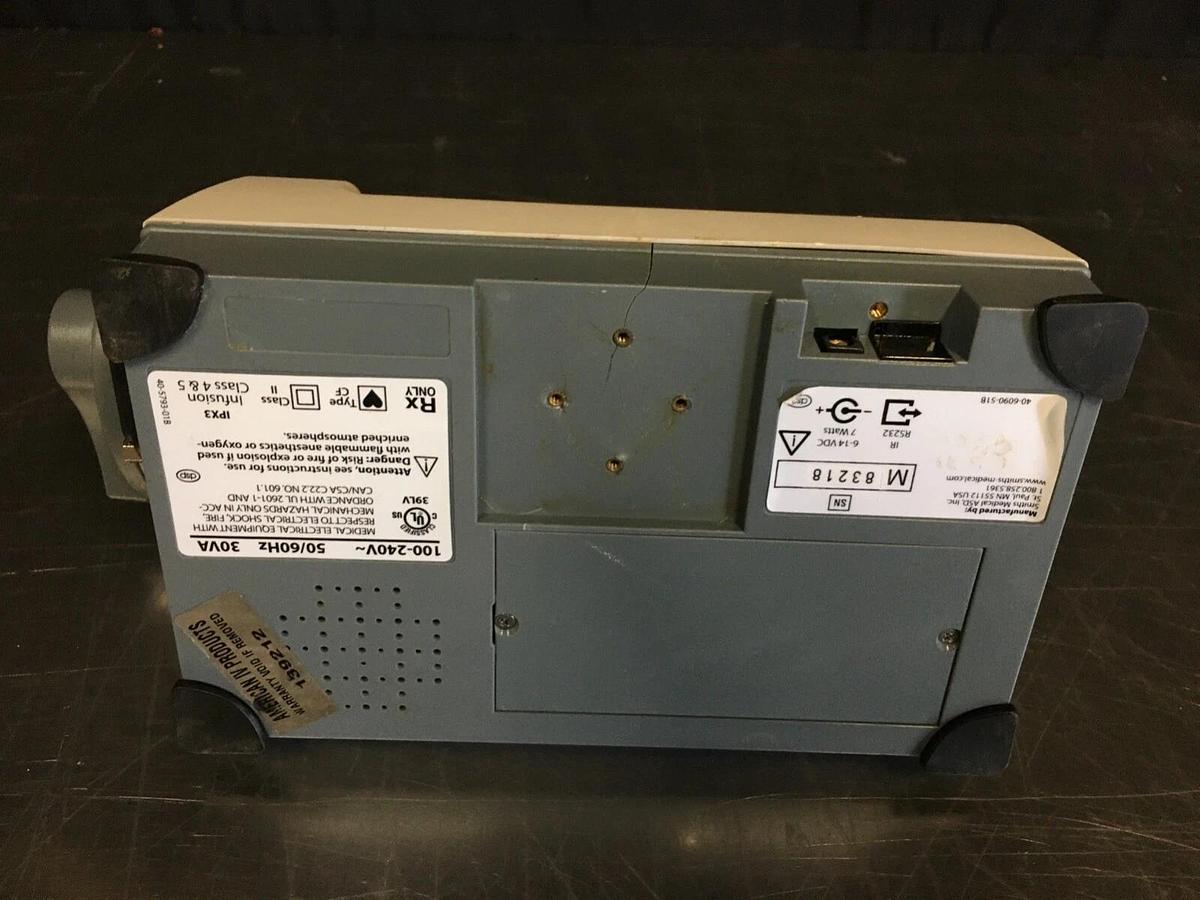 Used Smith's Medfusion 3500 with Pharmguard Version V5.0.0 System Failure