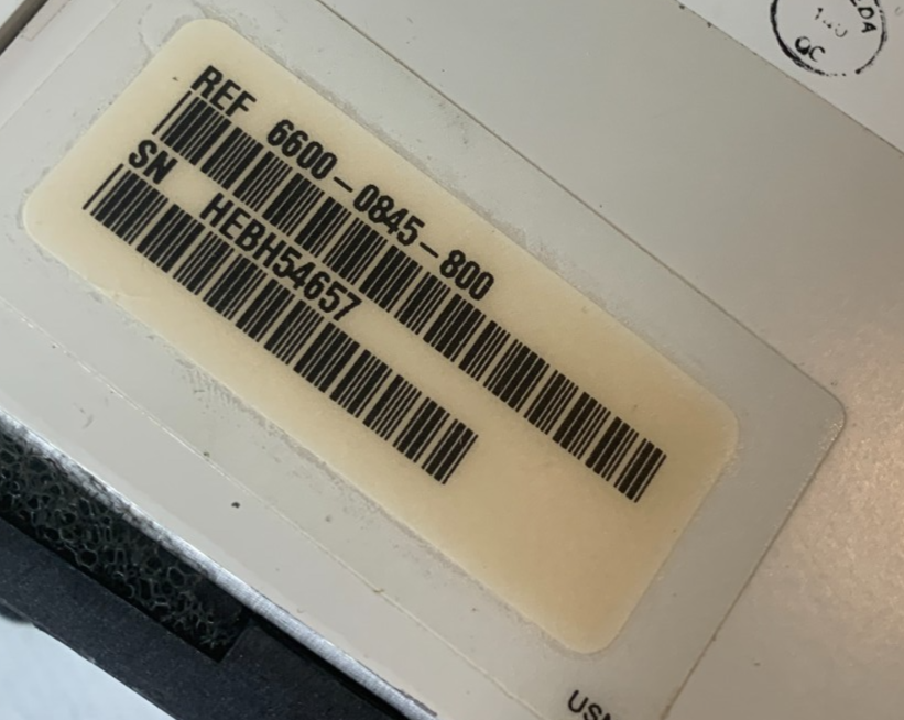 Used Ohmeda Giraffe Spot PT Lite Phototherapy Bili Light System 6600-0845-800 W/ BULB