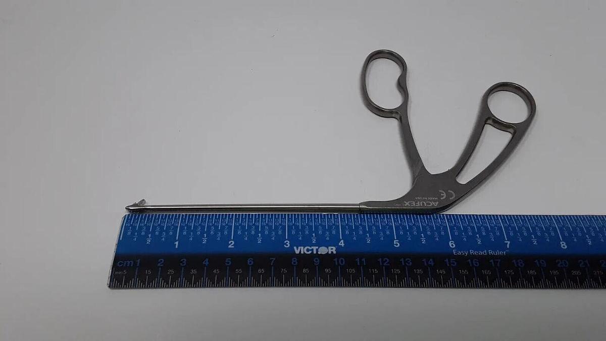 Used 33121 Clickline Handles 33500 Tube Spoon Forceps