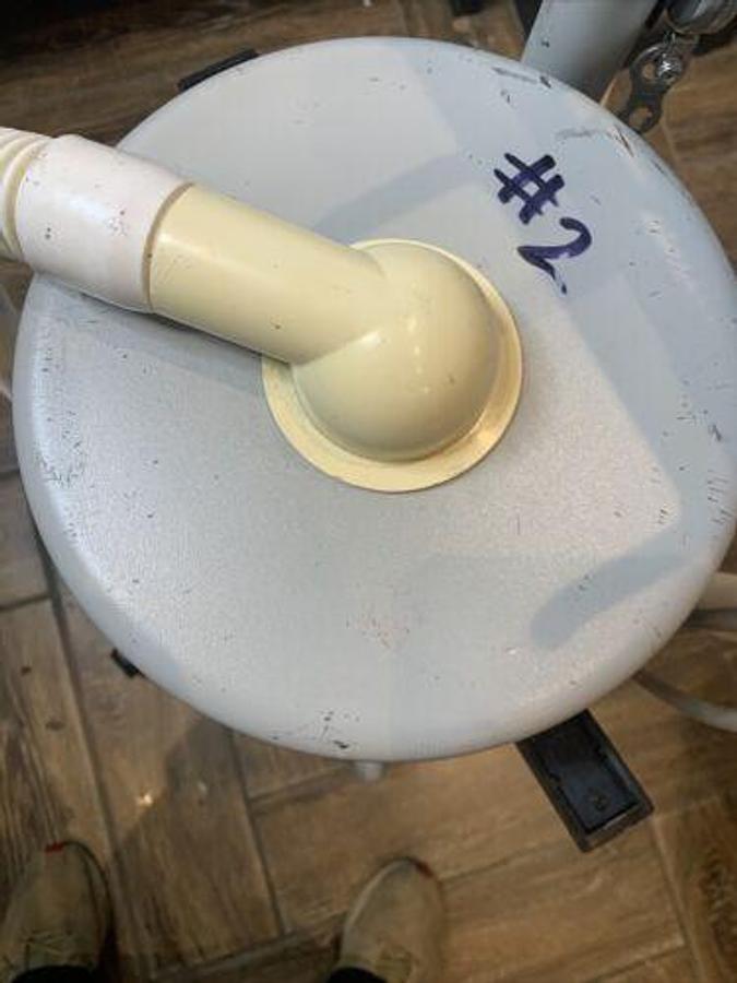 Used Cast Vacuum  Mobile Stand   W/ RECENTLY REPLACED FILTER