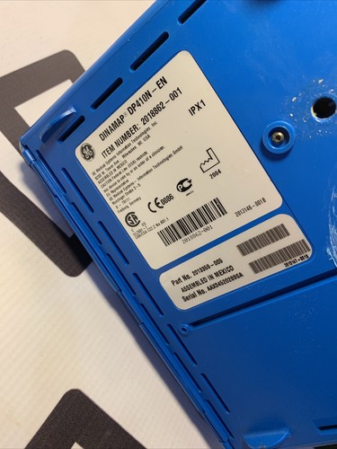 Used GE Dinamap PRO 400 V2 Blood Pressure Monitor 400V2 PARTS DP410N-EN 2013359-005