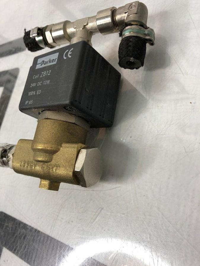 Used Bravo 17V 22V EV1 Parker ZB12 166FV-G07 Solenoid Valve   Coil A0BP2820000