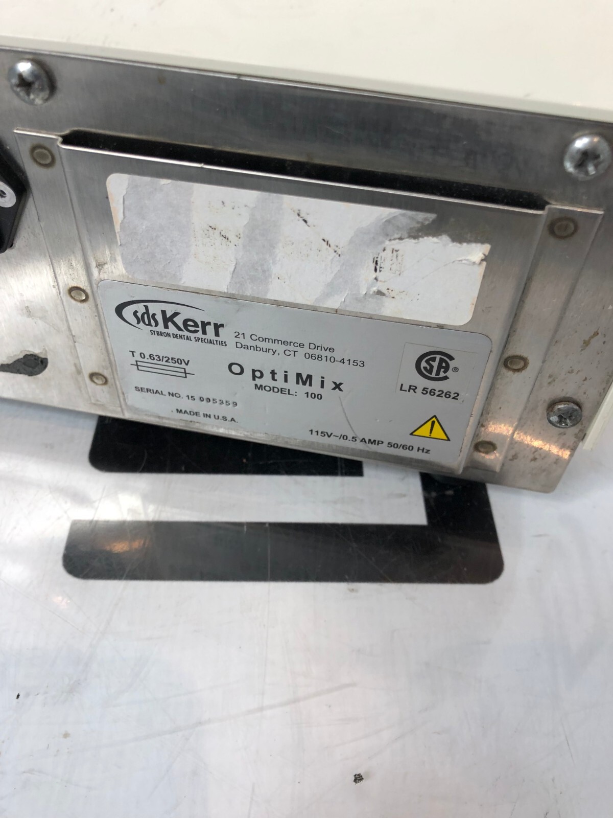 Used SDS KERR Model 100 OptiMix Amalgamator Demetron Dental Digital Mixing System