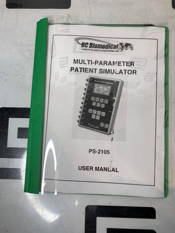 Used BC BIOMEDICAL PS-2105