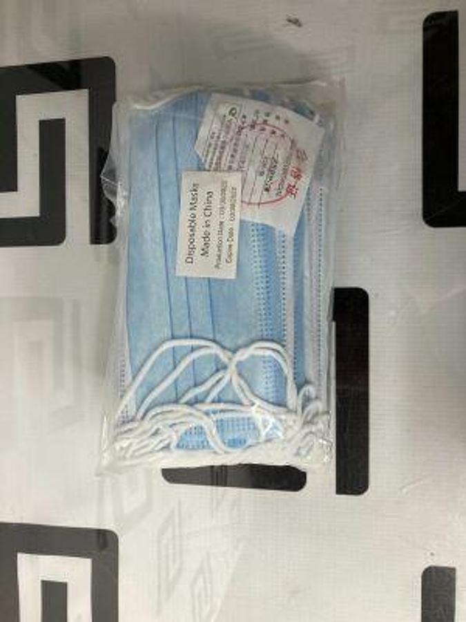 Used 3 Ply Ear Loop Disposable Surgical Mask Case of 1000 masks Surgical Mask