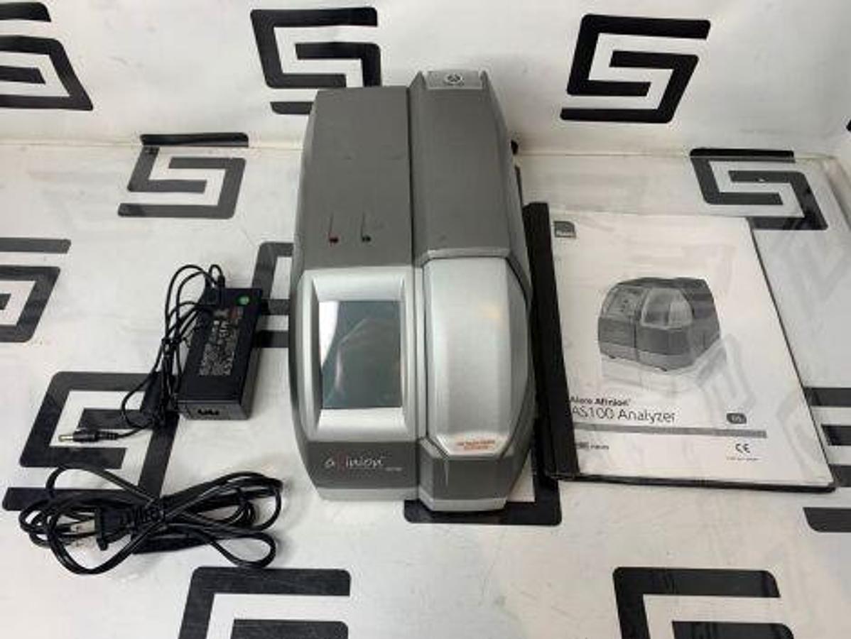 Used ALERE AFINION AS100 Point of Care Blood Analyzer with Power Supply