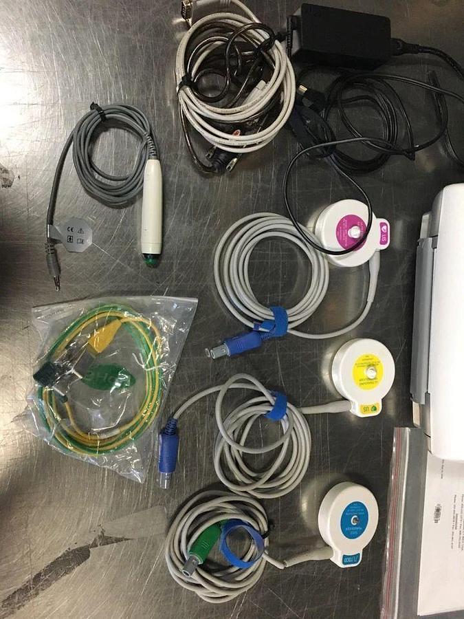 Used Cooper Surgical F9 Fetal & Maternal Heart Rate Monitor MS9-108022 W/ Transducers