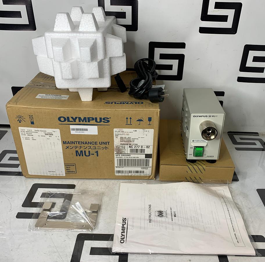 Refurbished Olympus MU-1 Maintenance Unit Leak Tester REFURBISHED WARRANTY MANUAL