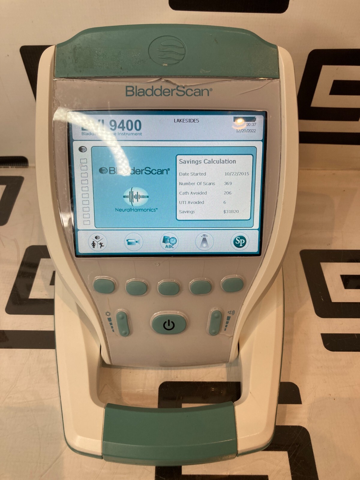 Used Verathon BladderScan BVI 9400 Bladder Scan Scanner 0570-0190 BVI9400