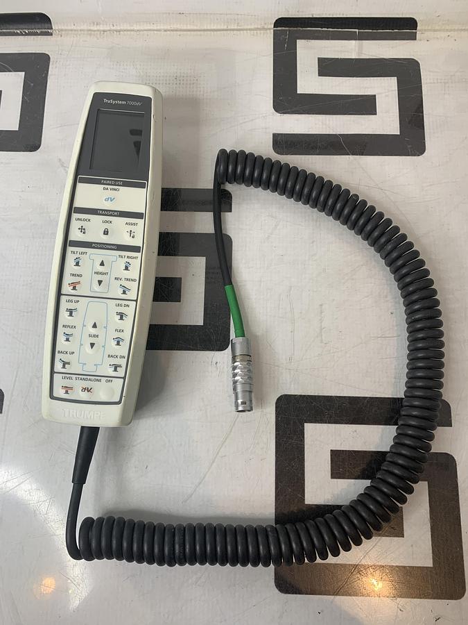 Used TRUMPF 1798326 TRUESYSTEM 7000DV REMOTE SURGICAL TABLE HAND CONTROL