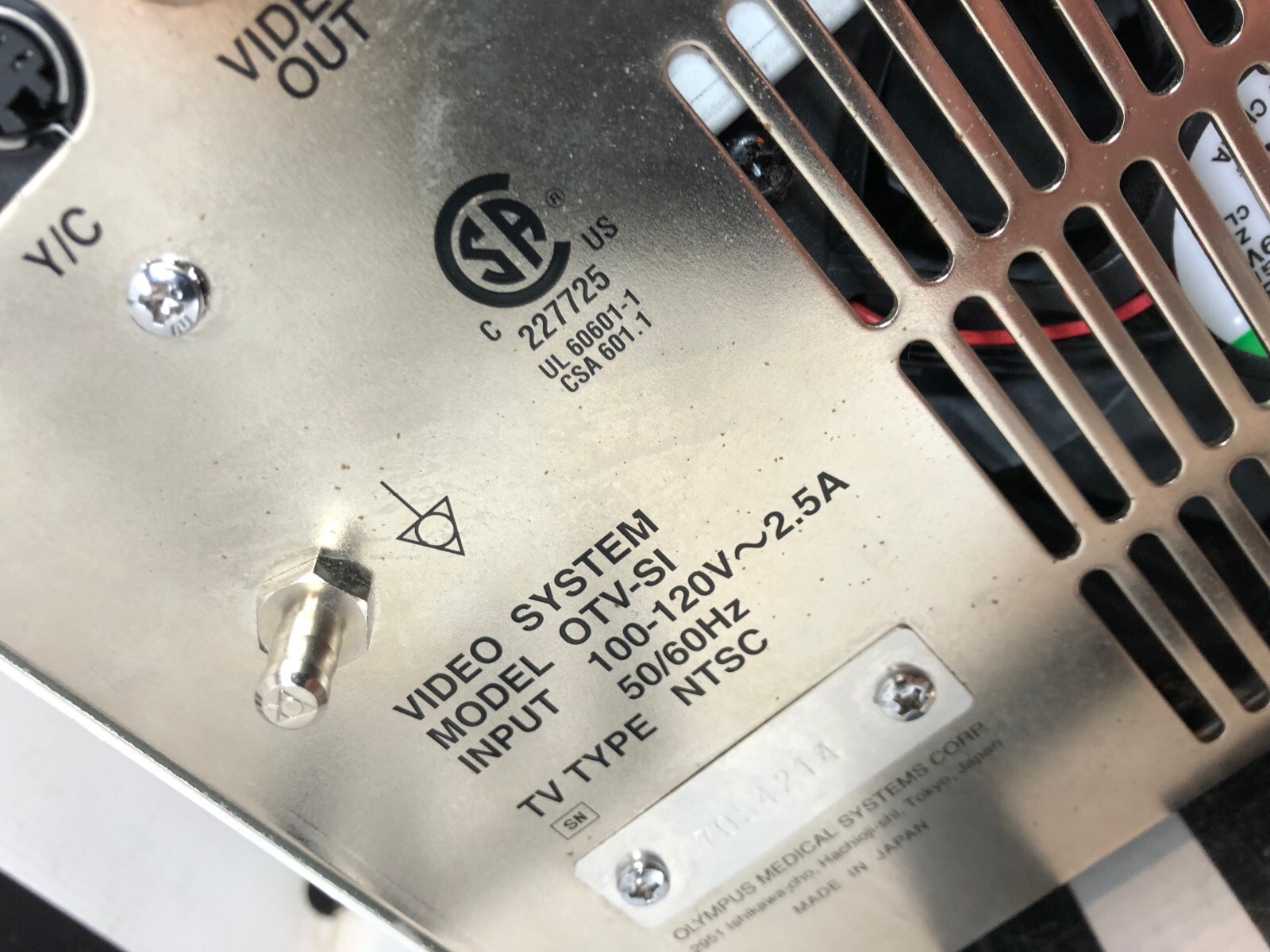 Used OLYMPUS OTV-SI Digital Video Processor Camera Light Source Controller WARRANTY