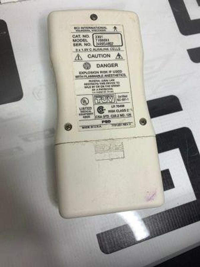 Used BCI INTERNATIONAL Armstrong  Pulse Oximeter Oxygen 71000A1 3301 SpO2 pulse-ox
