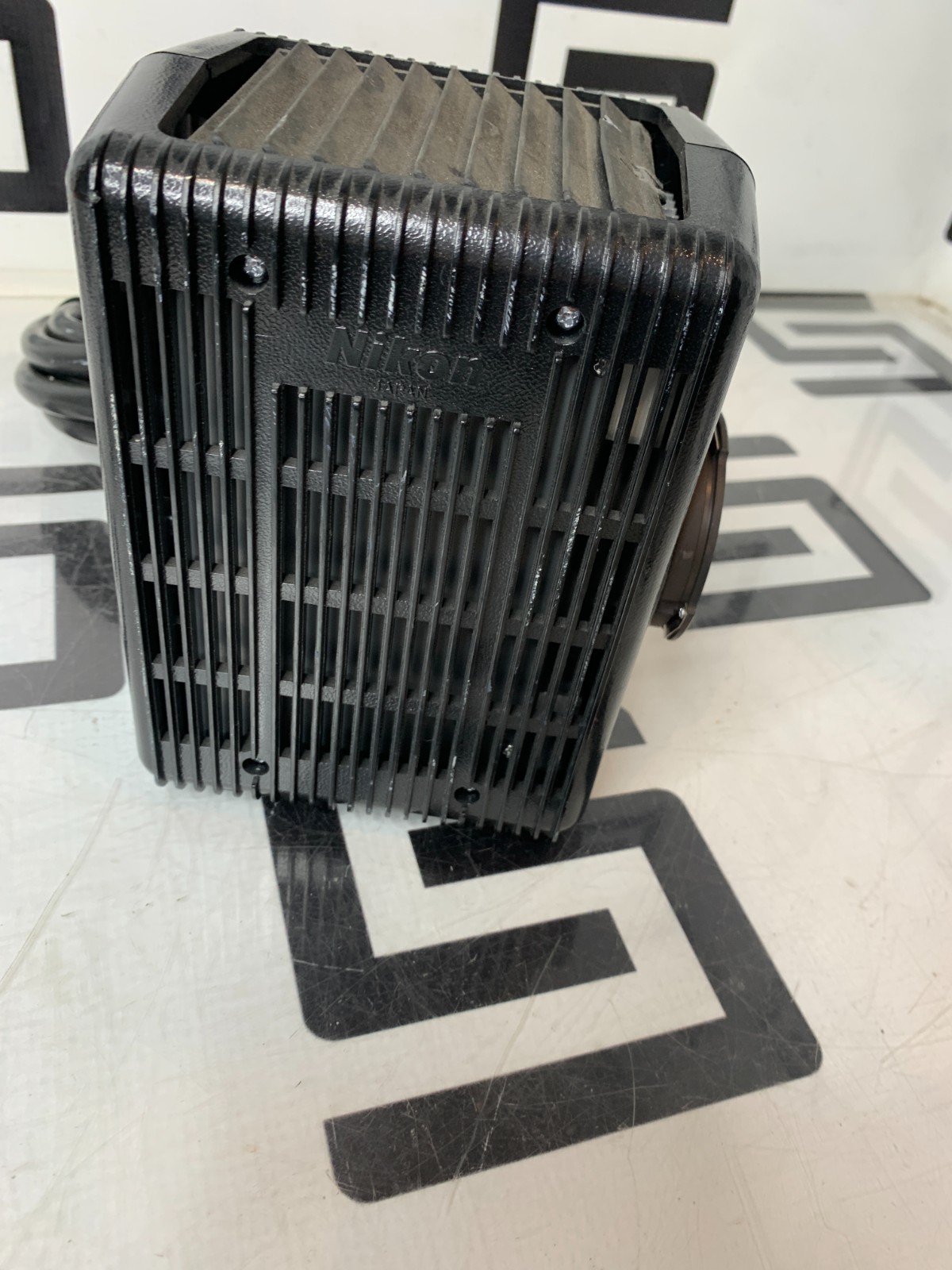 Used Nikon LH-M100C-1 100W Lamp House Microscope  Hg HBO Mercury Fluorescence Housing