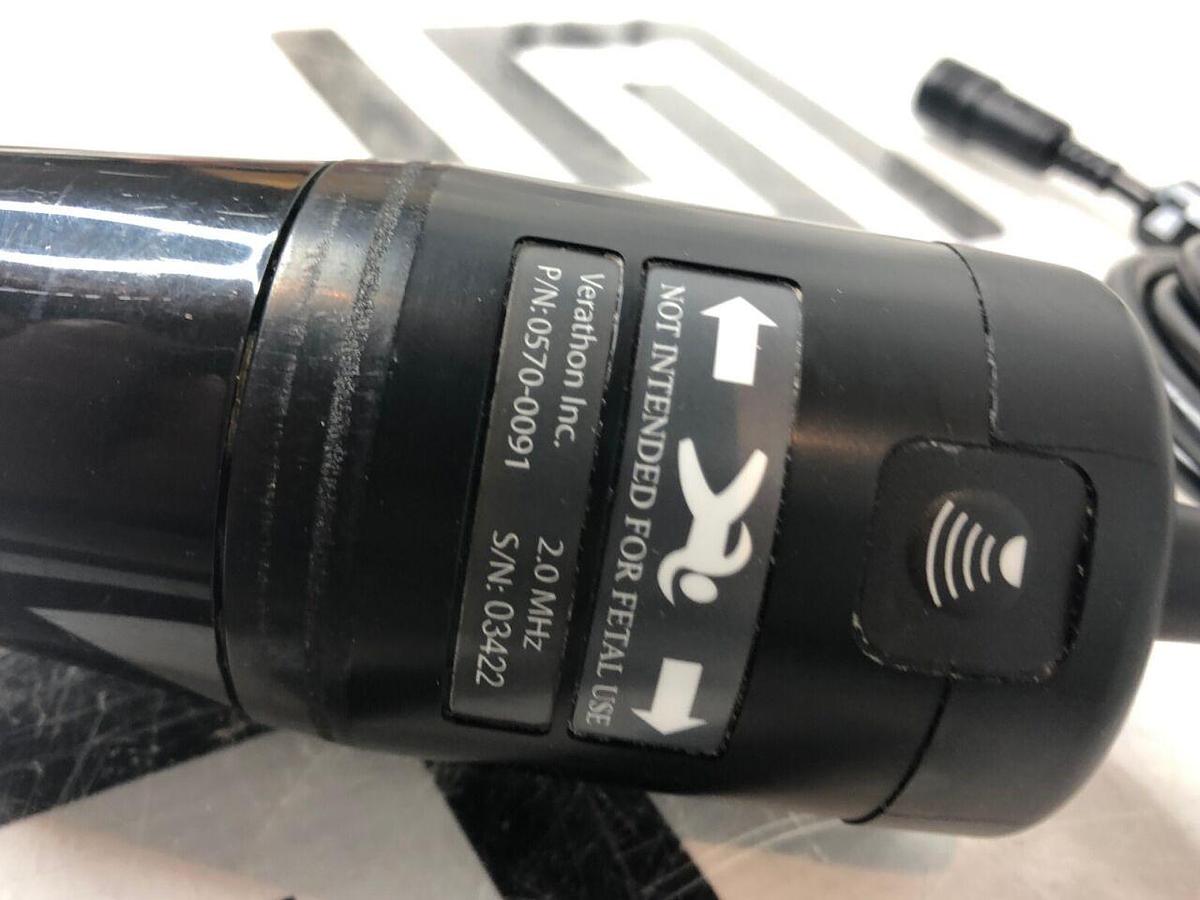 Used VERATHON DIAGNOSTIC ULTRASOUND BVI 3000 570-0091 2 MHz