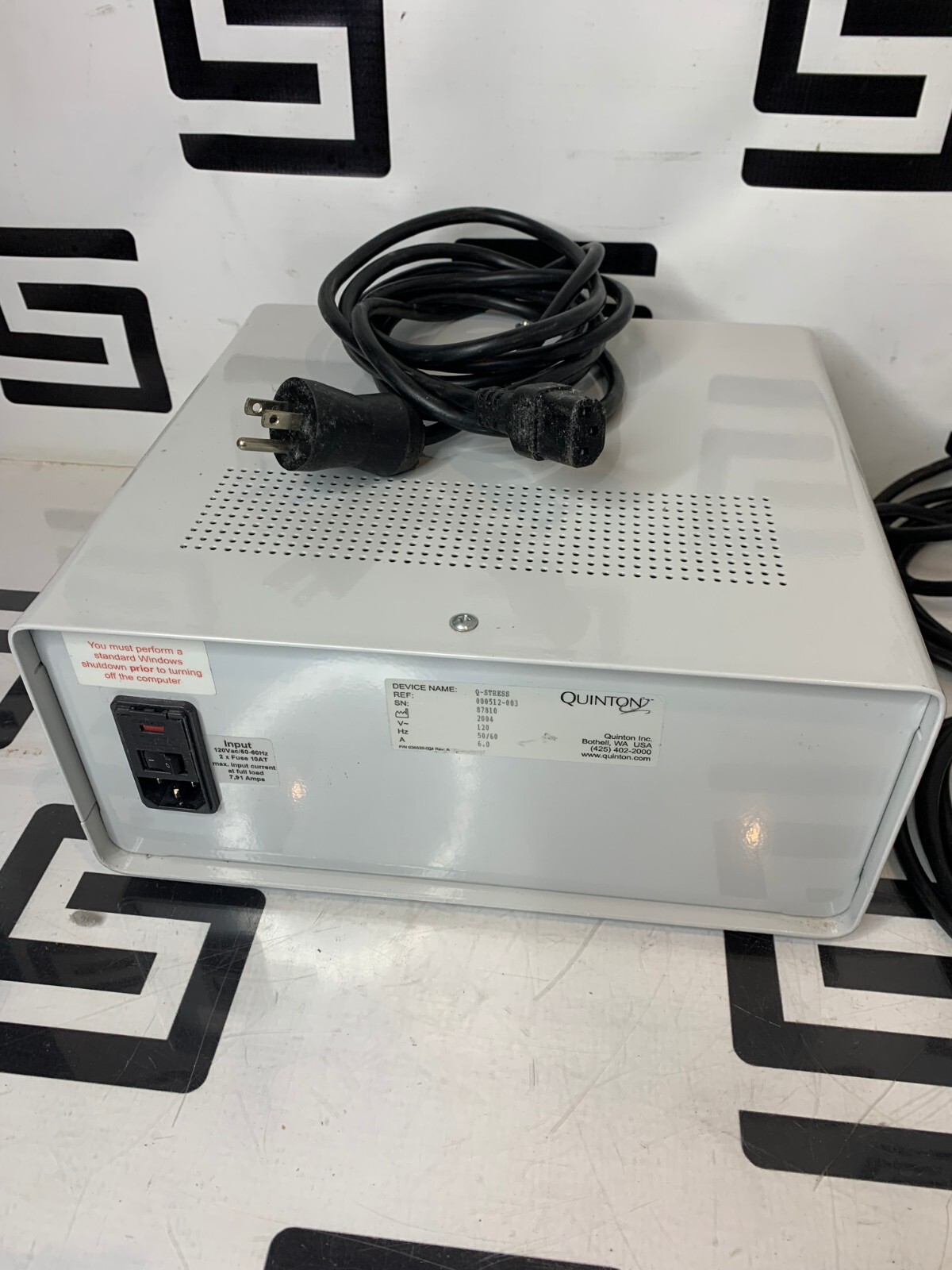 Used Linear Magnetics Quinton 000512-00 Q-Stress Power Supply BB-40114-C 36488-005