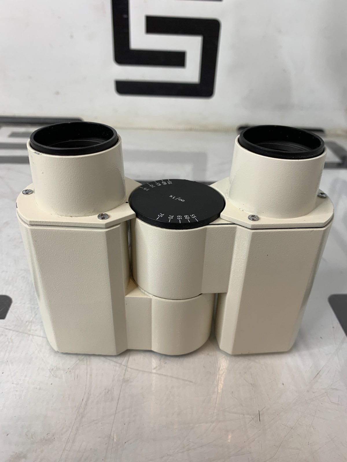 Used ZEISS AXIOVERT BINOCULAR HEAD 40 C 25 40 200 LAB MICROSCOPE  (NO EYE PIECES)