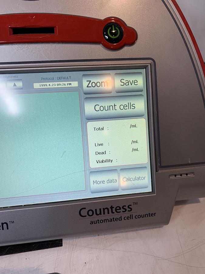 Parts/Repair   Invitrogen Countess Automated Cell Counter model C10281 W/ Power TESTED