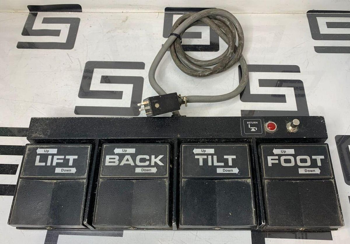 Used DMI D-927 18 Power Dental Chair Controller Pedal Footswitch Foot Switch Vacudent