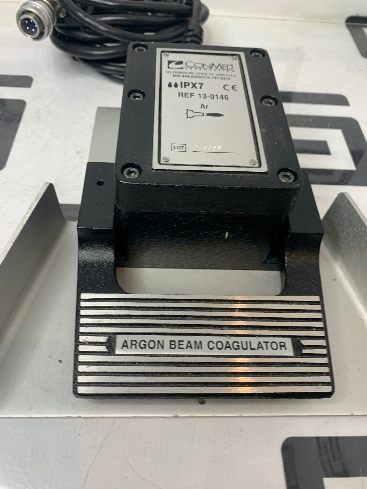 Used ConMed Footswitch REF 13-0146 FOOT SWITCH WARRANTY