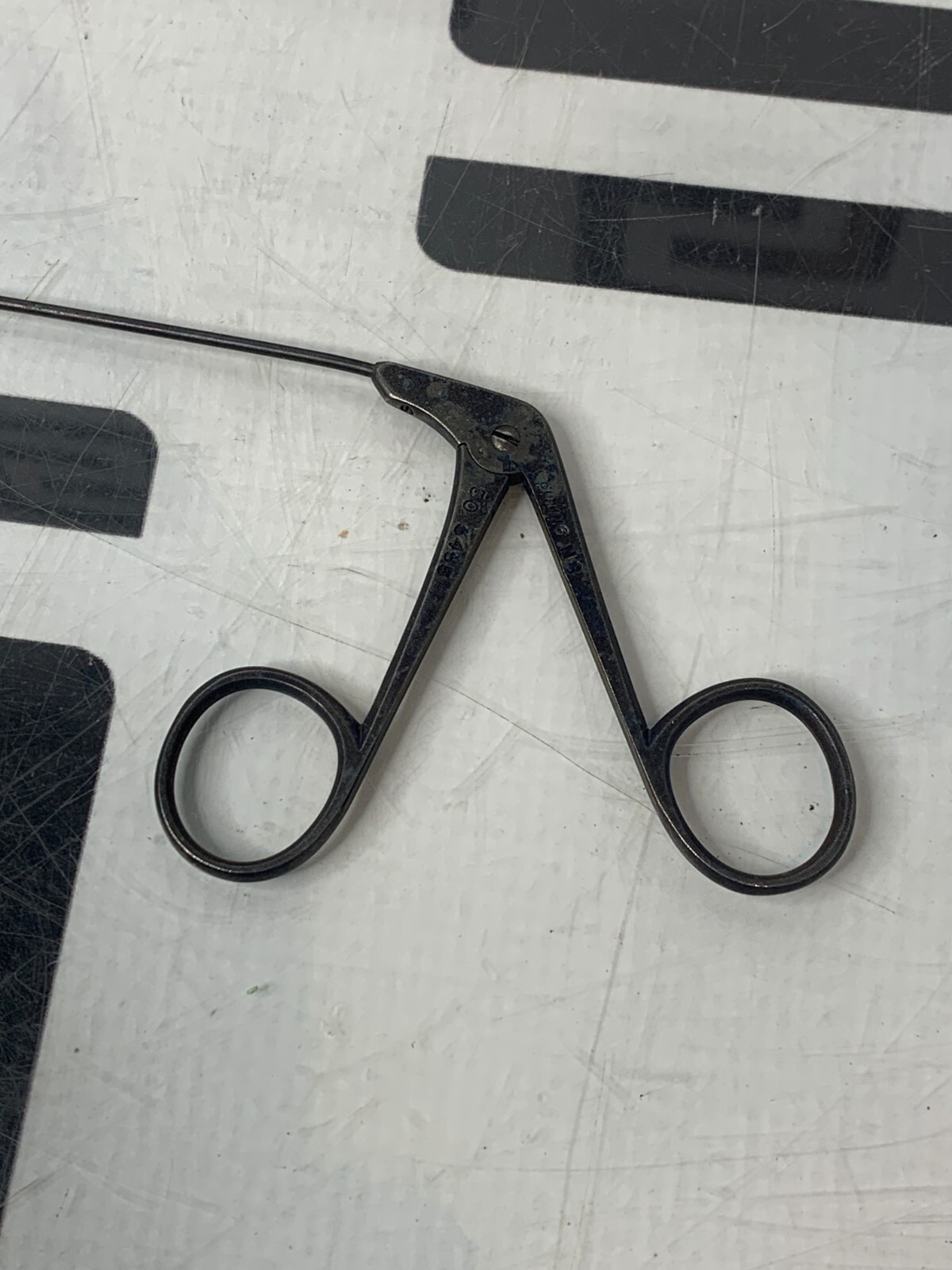 Used Pilling Forceps 50-6455 Laryngeal Cup Micro Surgical WARRANTY