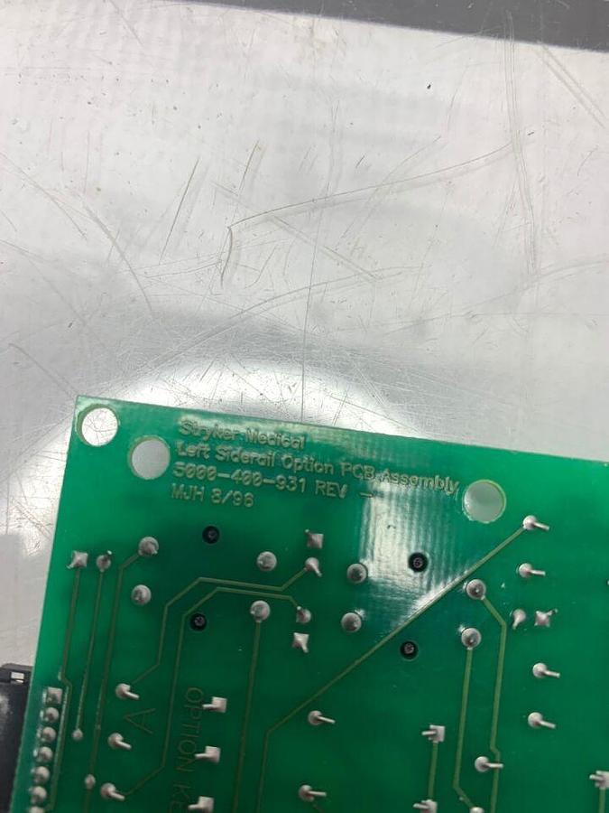 Used S3 EX LEFT SIDERAIL OPTION PCB