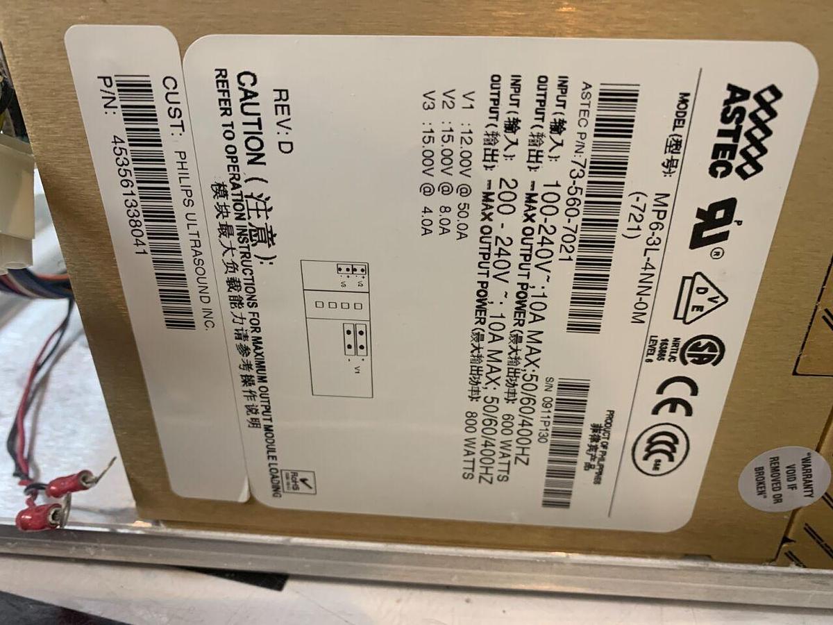 Used Astec MP3L-4NN-0M Power Supply Module w/  iE33 IU22 PSBC 453561338041