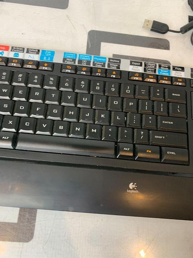 Used Eyecubed Keyboard I3 System-ABD Eye Cubed P/N  820-001268 Y-UY95 WARRANTY
