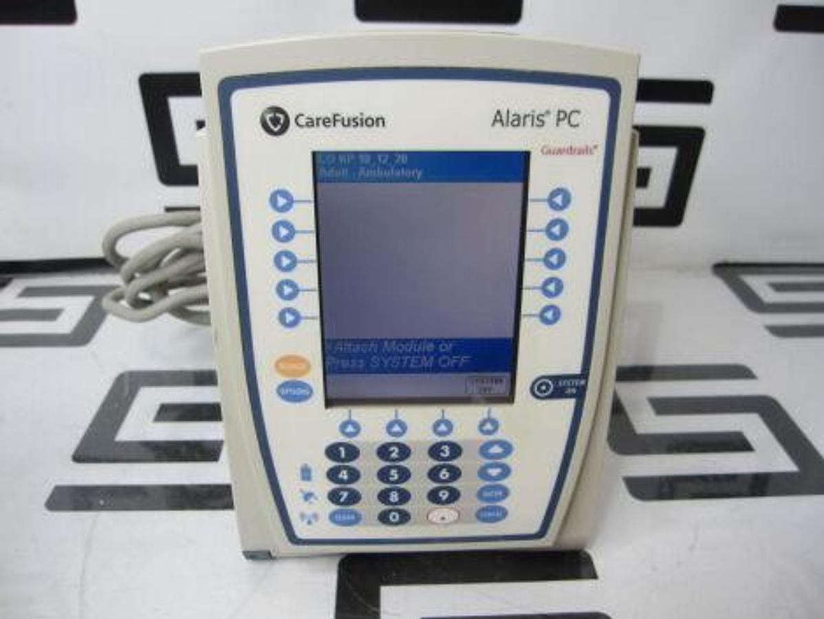 Used ALARIS Cardinal Health Carefusion BD Becton Dickingson PC 8015 Pump Controller Control Unit 8100 Infusion Software 9.33.0.54 WARRANTY