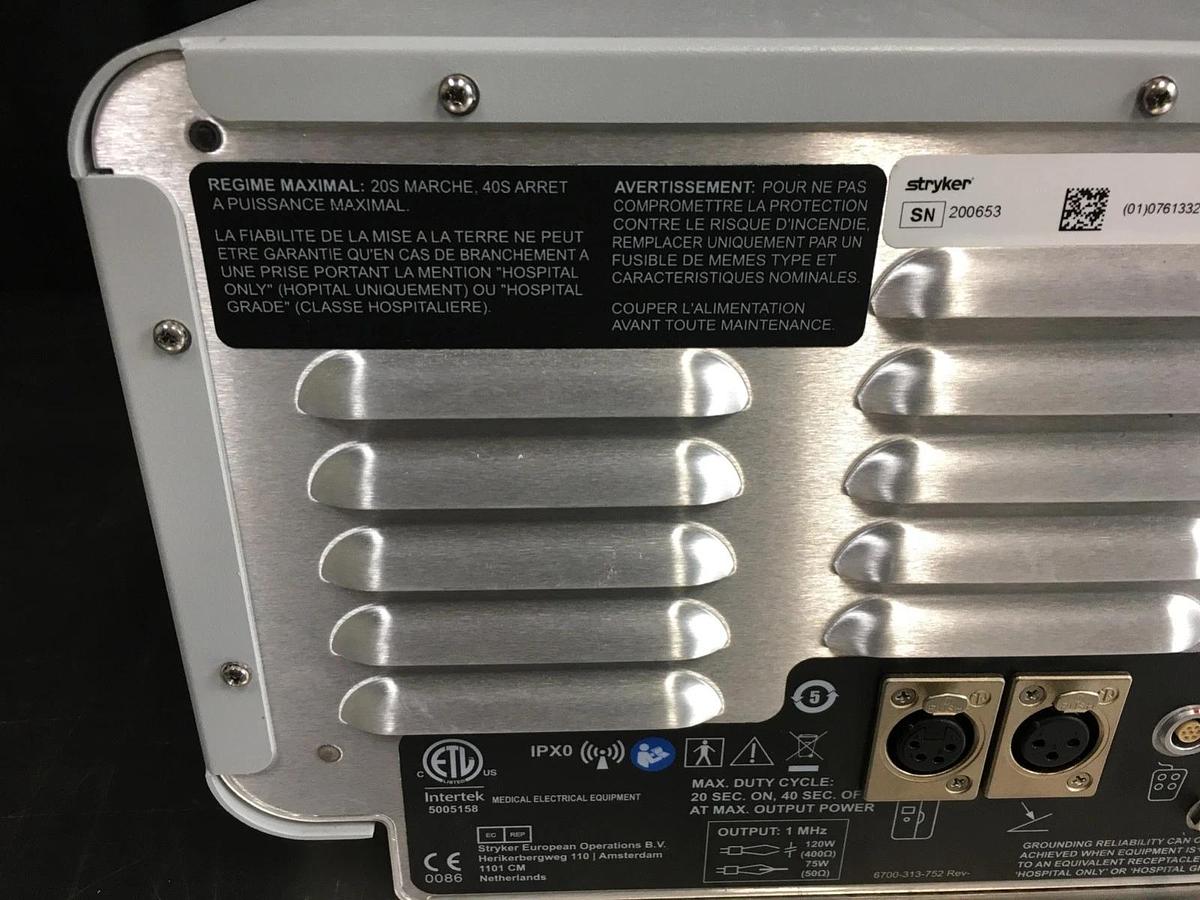 Used Stryker 6700-313-500 Malis Generator  w Footswitch & Accessories and Manual