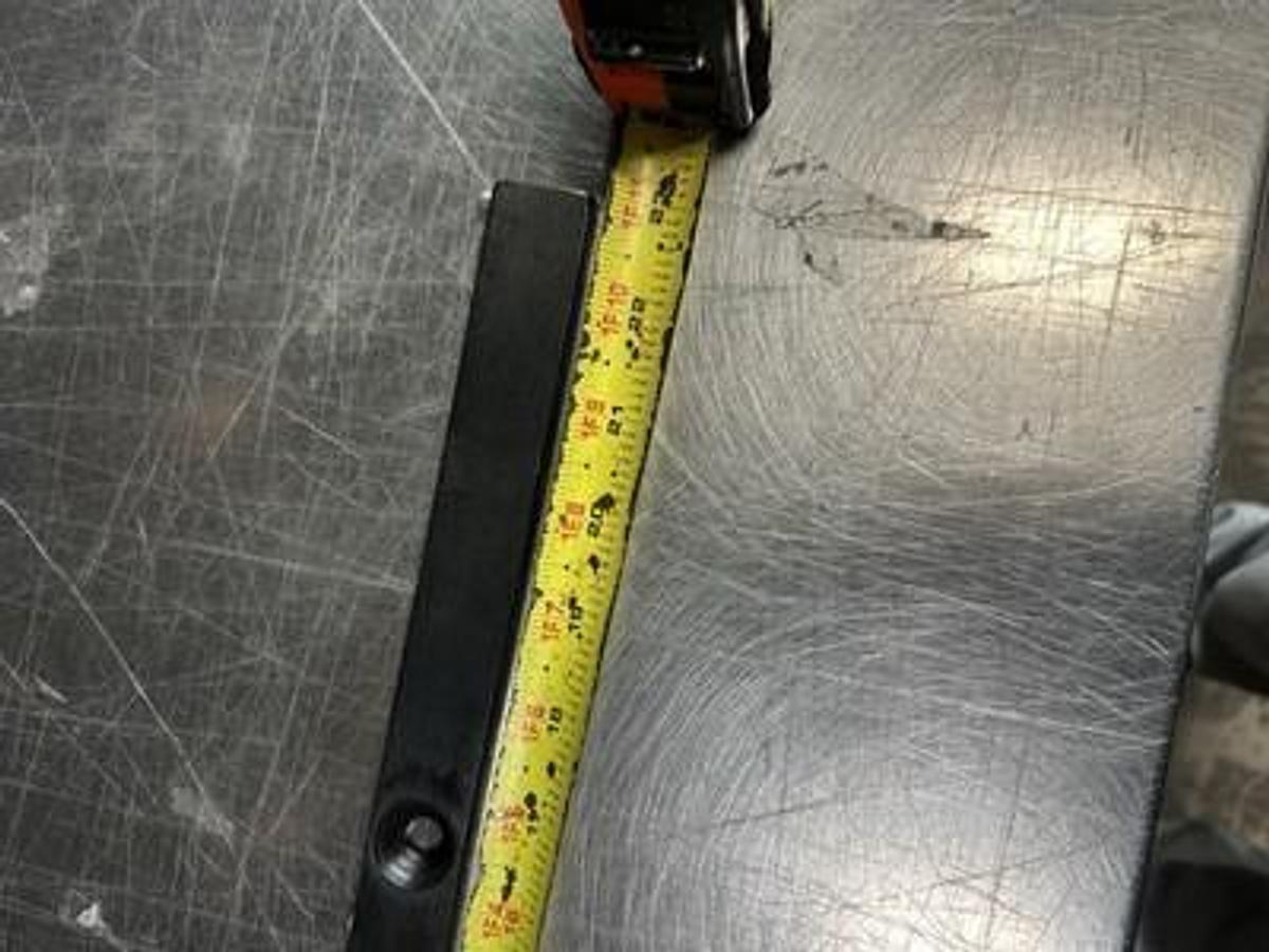 Used Midmark Ritter 75 Evolution 119 Accessory Side Rails for the Arm Rest Black